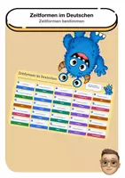 Vorschau - Spiele - Die Zeiformen bestimmen - Interaktive PowerPoint - Deckblatt