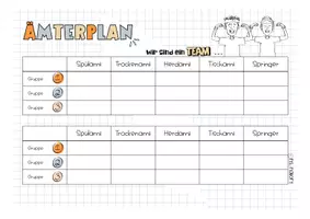 Vorschau - Poster - Ämterplan | Schulküche | editierbar - Seite 1