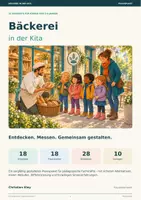 Vorschau - Stundenentwürfe - Bäckerei in der Kita – 18 Angebote, 28 Bildkarten & 10 Vorlagen | Berufe entdecken (3–6 Jahre) - Deckblatt