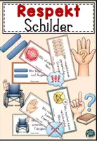 Vorschau - Poster - Respekt im Schulalltag – 18 Schilder für die Grundschule - Deckblatt