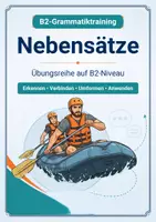 Vorschau - Arbeitsblätter - Grammatiktraining Nebensätze - B2 - DaF DaZ - Deckblatt