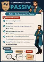 Vorschau - Arbeitsblätter - Grammatiktraining Passiv - B2 - DaZ DaF - Seite 3