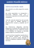 Vista previa - Unidades / Secuencias / Situaciones de Aprendizaje - Cartas - Querido Pequeño Músico by @pizziprofe - página 3