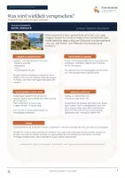 Vorschau - Arbeitsblätter - Was wird wirklich versprochen? – Prospekte, Flyer & Onlinebewertungen lesen - Seite 1