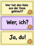 Vorschau - Bildkarten - Tafelkärtchen_Wer hat den Keks aus der Dose geklaut - Seite 1