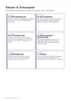 Vorschau - Aufgabenkarten - Theater AG - Notfallkoffer Methoden /Spielen alle Stufen (vor allem Unterstufe) - Seite 3