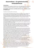 Vorschau - Arbeitsblätter - Abschreibtexte Klasse 5/6 (Herbst) - Seite 1