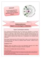 Vorschau - Stationenlernen - Stationenlernen: Eigene Lernstrategien entdecken - Deckblatt