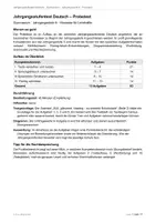 Vorschau - Arbeitsblätter - Jahrgangsstufentest Deutsch Gymnasium Bayern – Probetest mit vollständigen Lösungen (Leseverstehen, Grammatik und Rechtschreibung) Klasse 6 - Seite 1