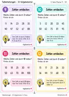 Vorschau - Aufgabenkarten - Teilbarkeitsregeln – 32 Aufgabenkarten | 4. Klasse - Seite 1