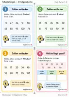 Vorschau - Aufgabenkarten - Teilbarkeitsregeln – 32 Aufgabenkarten | 4. Klasse - Seite 3