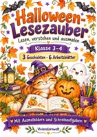 Vorschau - Arbeitsblätter - Materialpaket Halloween Geschichten mit Leseverständnis - Seite 1