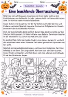 Vorschau - Arbeitsblätter - Materialpaket Halloween Geschichten mit Leseverständnis - Seite 2