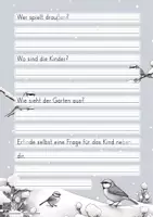 Vorschau - Unterrichtsreihen - Abschreibübung in 7 Schul-Druckschriften "Im Winter Tiere beobachten" (D-A-CH) - Seite 3