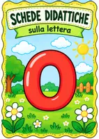anteprima - Altro tipo di materiale - Schede didattiche lettera O - Pagina di copertina