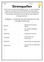 Vorschau - Arbeitsblätter - Sachunterricht Strom Klasse 4 - Seite 3