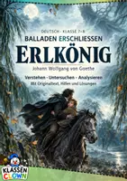 Vorschau - Arbeitsblätter - Ballade Erlkönig Deutsch Klasse 7 8 - Deckblatt