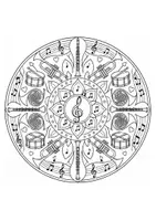 Vorschau - Anderer Materialtyp - Musik Mandalas - Einzeln und als Deckblatt - Seite 2