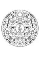 Vorschau - Anderer Materialtyp - Musik Mandalas - Einzeln und als Deckblatt - Seite 3