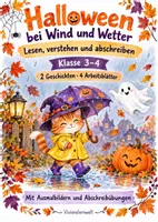 Vorschau - Arbeitsblätter - halloween Geschichten mit Leseverständnis - Deckblatt