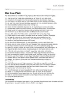 Vorschau - Arbeitsblätter - Kurzgeschichte Deutsch Klasse 8 9 - Seite 2