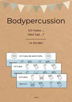 Vorschau - Spiele - Ich habe, wer hat? - Rhythmus und Bodypercussion Spiel für 14 Kinder - Deckblatt