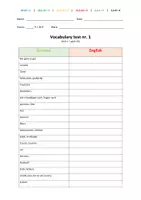 Vorschau - Test - Orange Line 2 - Vokabeltest (Materialpaket) - Seite 1