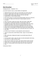 Vorschau - Arbeitsblätter - Kurzgeschichte Borchert Die Kirschen - Seite 2