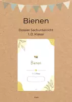 Vorschau - Unterrichtsreihen - Bienen | Unterrichtsvorbereitung | Sachunterricht | NMG |1./2. Klasse - Deckblatt