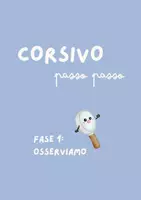 anteprima - Altro tipo di materiale - Osserviamo il corsivo! - Pagina di copertina