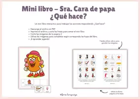 Vista previa - Hojas de trabajo - PACK Sr. y Sra. Cara de papa - página 1