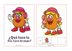 Vista previa - Hojas de trabajo - PACK Sr. y Sra. Cara de papa - página 3
