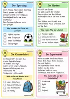 Vorschau - Fördermaterial/Inklusion - Lesespuren – Genau lesen! | 32 Lesekarten - Seite 1