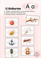 Vorschau - Stundenentwürfe - Buchstabeneinführung A a | Phonologische Bewusstheit & Lautwahrnehmung | Klasse 1 | Grundschrift - Seite 1