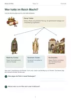 Vorschau - Arbeitsblätter - Materialpaket Das Heilige Römische Reich – Kaiser, Fürsten & Macht | Mini Bundle Klasse 7–8 - Seite 3