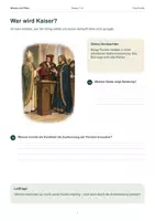 Vorschau - Arbeitsblätter - Wer wird Kaiser? – Königswahl & Kurfürsten | Geschichte Klasse 7–8 - Seite 1