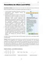 Vorschau - Arbeitsblätter - Nomenklatur der Alkane (IUPAC) | Einführung & Übungsbooklet - Seite 1