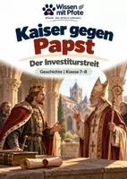 Vorschau - Arbeitsblätter - Kaiser gegen Papst – Der Investiturstreit | Geschichte Klasse 7–8 - Deckblatt