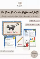 Vorschau - Stundenentwürfe - St st – Einführung Klasse 1 differenziert - Deckblatt