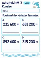 Vorschau - Arbeitsblätter - Lernzielkontrolle Mathematik Klasse 4 | Mathematik Klasse 4 | 10 Arbeitsblätter als PDF - Seite 3
