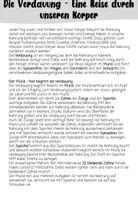 Vorschau - Stundenentwürfe - Verdauungsorgane - Steckbriefe und Sachtexte - Seite 2
