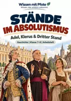 Vorschau - Arbeitsblätter - Stände im Absolutismus – Adel, Klerus & Dritter Stand | Geschichte Klasse 7–8 - Deckblatt