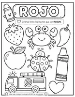 Vista previa - Hojas de trabajo - HOJAS DE TRABAJO DE COLORES PARA PREESCOLAR - Portada