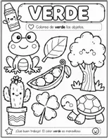 Vista previa - Hojas de trabajo - HOJAS DE TRABAJO DE COLORES PARA PREESCOLAR - página 3