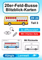 Vorschau - Bildkarten - 20er Feld Busse | Blitzblick-Karten mit Differenzierung - Deckblatt