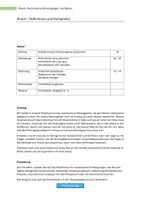 Vorschau - Stundenentwürfe - Definitionen und Kenngrößen mechanischer Schwingungen - Seite 1