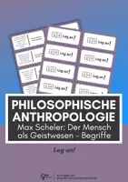 Vorschau - Spiele - Max Scheler ⎮ Der Mensch als Geistwesen – Zuordnungsspiel „Leg an!“ - Deckblatt