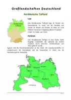 Vorschau - Arbeitsblätter - Großlandschaften Deutschland - Seite 2