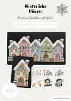 Vorschau - Mal- und Bastelvorlagen - Winterliche Häuser (Basteln mit Watte) - Deckblatt