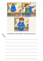 Vorschau - Arbeitsblätter - Freebie: Bildergschichte - Jacke anziehen - Seite 2